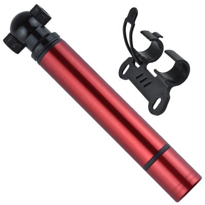 China Aluminum/Alloy All Aluminum Alloy Schrader and Presta Valve Compatible Portable Bike Tire Air Inflating Pump Cycle Accessories for sale