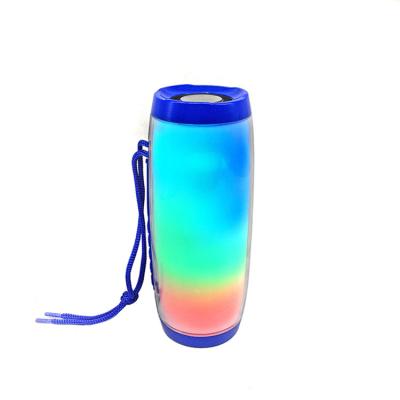 China 2019 Mini New Arrival Portable Stereo Bass Fashing Light Wireless BT Speaker for sale