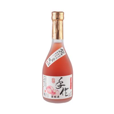 China Nutritious specialization in the production of raw fruit fermented light sweet and sour peach red wine for sale