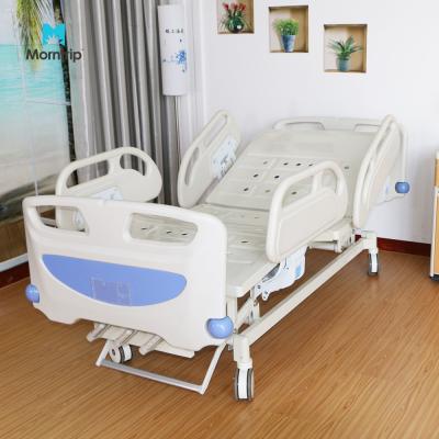 China ABS aluminum alloy 3 patient hospital medical equipment crank manual bed with toilet for sale for sale