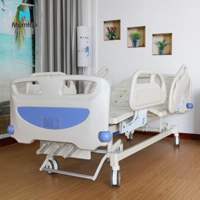 China High Quality ABS Triple Function Manual Nurse Hospital Furniture Children Patient Beds With ABS Siderails for sale