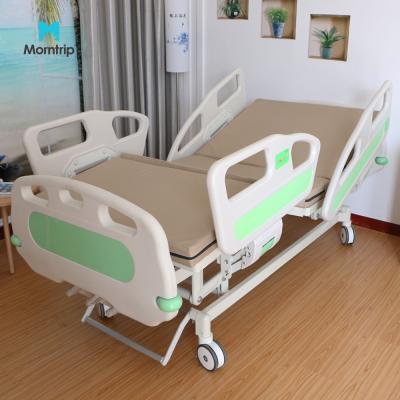 China ABS CE and ISO Function Hospital Bed 5 ICU Luxury Medical Automatic Electric Bed With CPR Function for sale