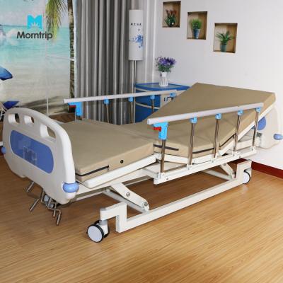 China ABS Good Quality 3 Function Health Care Bed Multifunction Fully Electric Adjustable Medical Nursing Hospital Bed for sale