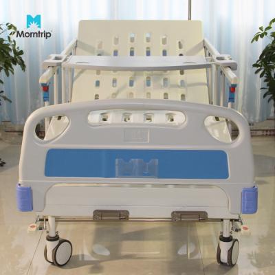 China Hospital Bed Best 3 Crank Electric ABS Medical Equipment Stainless Steel Patient For Paralyzed People for sale