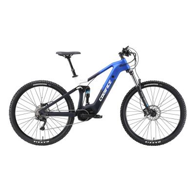 China Carbon fiber 29 inch mid drive 750w 1000w full suspension monopattino mountain bike bafang m620 M500 e bike carbon fiber electric for sale