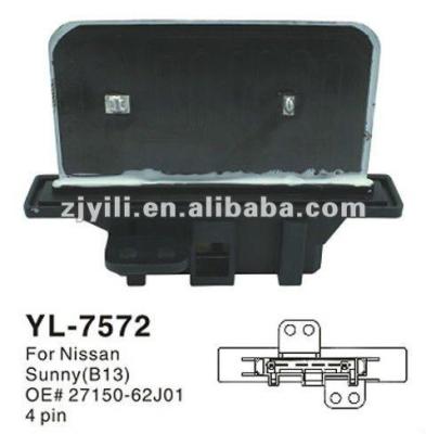 China nissan turbine resistor, OE#27150-62J01 YL-7572 for sale