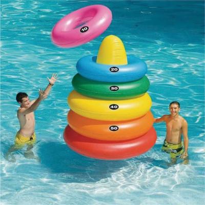 China Garden Game Toys Garden Game Toys 2022 Ring Toss Game PVC Inflatable Swimming Pool Adult New Design Ring Toss Game Kids Children Inflatable Indoor Outdoor Toys for sale