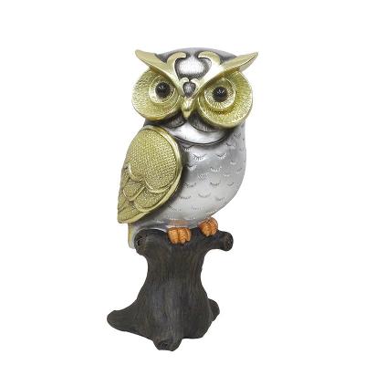 China American Hot Sale Living Room Owl Ornament Craft Supplies Resin Statue China for sale