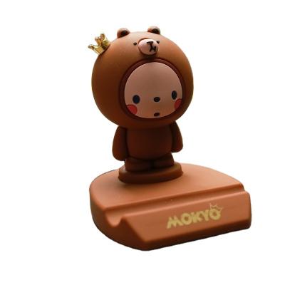 China Small Monkey Mobile Phone Lazy Desk Stand Phone Holder Creative Cute Hot High Quality Adjustable Support Bracket for sale