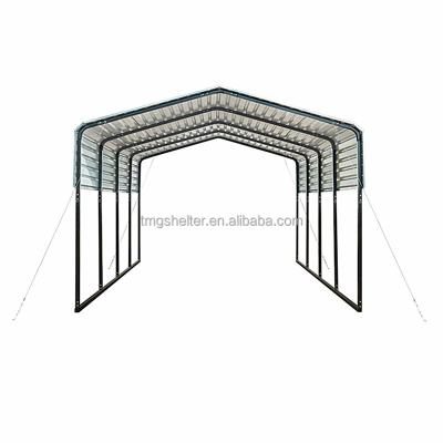 China Peak Top Made in China Reasonable Price Galvanized Steel Structure Low Prices Atv Canopy Portable Mobile Car Tent Car Parking Carports for sale