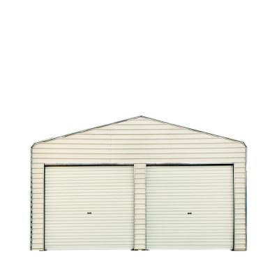 China Easy Assemble China factory wholesale outdoor home metal sheet retractable roll up garage door for sale