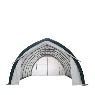 China Peak Top TMG supplier 20ft 30ft waterproof fireproof car garage parking shelter canopies tent storage outdoor car shelters for sale