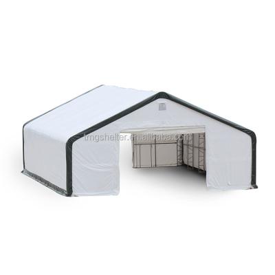 China Peak Top Double Truss Car Storage Shelter Industrial Tent Sheds Storage Outdoor for sale