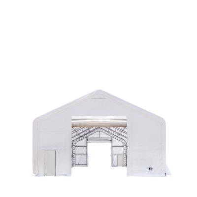 China Durable Dual Truss Storage Shelter 30' x 40' Pro with Heavy Duty PE PVC Cover for sale