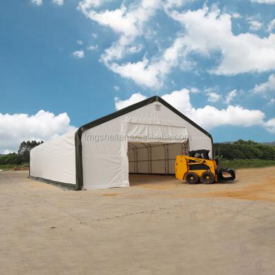 China Storage Workshop PVC Truss Garages, Canopies & Carports Outdoor Metal Dual Truss Shelter Carport/garage for sale