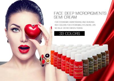 中国 無毒な半12MLクリームのMicropigments Microshadingの入れ墨インク 販売のため