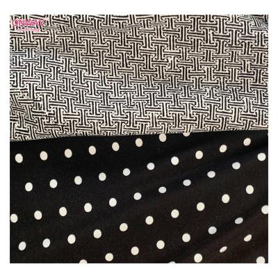 China 2022 Fashion Challis Rayon Soft Hand Feel Interesting Spring New Challis 100% AOP Knitted Fabric for sale