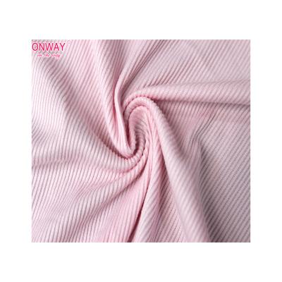 China 2022 Viable New Design Hot Selling Fabric 2*2 Rib Brushed Print Fabric Polyester And Spandex Fabric For Sport-use for sale