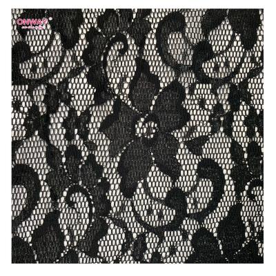 China 2022 new arrival floral nylon spandex anti pill lace fabric for garment and costume for sale