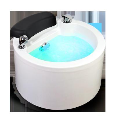 China Modern Ceramic Portable Footspa Tub Basin Basin Sink Pedicure Pedicure Station Acrylic Pedicures For Electric Foot Massage Rest Bath for sale