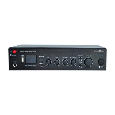 China MF120 100V Aluminum Panel Mixer Amplifier with BT/USB/MP3/AUX/MIC for Family Karaoke Life Happy Home KTV Bar Gig for sale