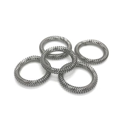 China HengSheng Coil Beveled Coil Spring Precision O-ring Circular Shape Spring Coupling Garter Steel Spring For Joints for sale