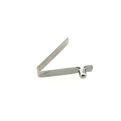 China Apartment ; Leaf ; Flat Spring Button Clip V Shape Spring Clip for sale