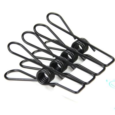 China Farm Hengsheng Wholesale High Grade Black Galvanized Stainless Steel Garments Clip for sale