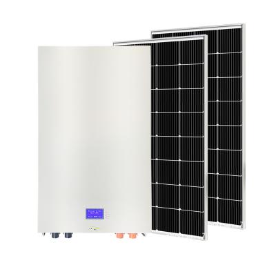 China Lifepo4 Lithium Solar Powered 5kwh 10kwh Deep Cycle System Home Appliance Storage Household Energy Storage Wall Mounted Battery 48v for sale