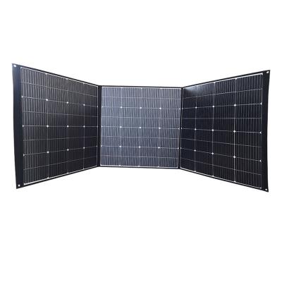 China Custom High Efficiency 36V 370W Portable Solar Rack Folding Solar Panels for sale