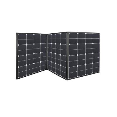 China Wholesale High Efficiency Mono 150W 18v Solar Panel Folding Solar Panel Camping Power Station Battery Mobile Phone Charger Portable Power Bank for sale