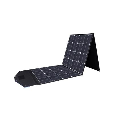 China High Efficiency Bag 150w Mono Portable Solar Foldable Laptop Charger Foldable Solar Panel For Camping Outdoors for sale