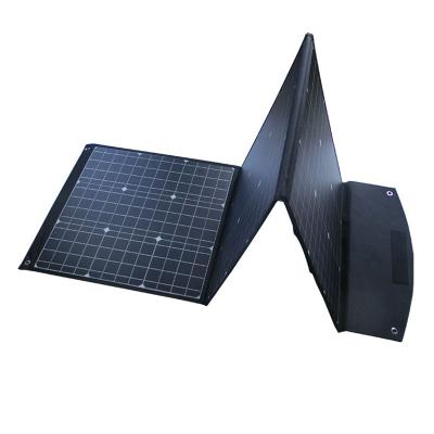 China Portable High Efficiency 150W Mono Solar Panel and Ultra Designed Solar Panels Light Foldable Cover for Camper Marine 1200wh Generator for sale