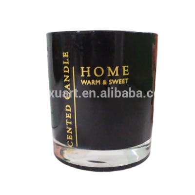 China Wholesale Luxury Modern Black Color Candle Jar Environmentally Friendly Sustainable for sale