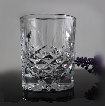 China Engraving Effect Polytype Wine Glass Vodka Whiskey Wholesale Lead Free Cheap Glass for sale