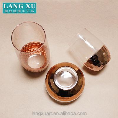 China Home Decoration FRC-2018305-2 Unique Glass Candle Jars Wholesale for sale