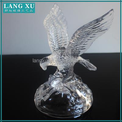 China Europe Glass Figurines Wholesale Crystal Eagle Figurine for sale