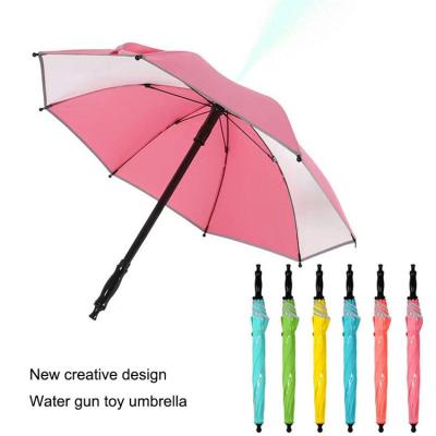 China Custom Printing New Modern Novelty Toy Water Gun Unisex Child Umbrella Supplier for sale