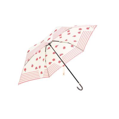 China Korean Fashionable Umbrella Style 3 Fold Overlock Stitch Lace Women Girl's Mini Waist Hot Selling for sale