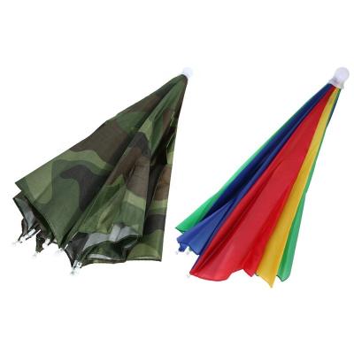 China Portable Travel Fishing Umbrella Lifting Head Hat Dual Mode Fiberglass Frame Canopy Vent for sale