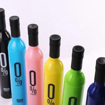 China Custom Logo Printing Colorful Design 3 Times Cartoon Bottle Umbrella From Traditional Wholesales for sale