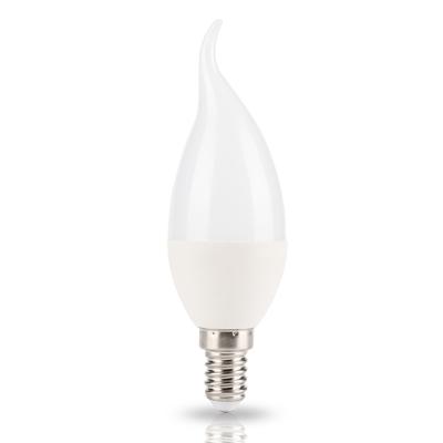 China Residential E14 LED Candle Light C37 5W LED Candle Bulb For Home Decoration for sale