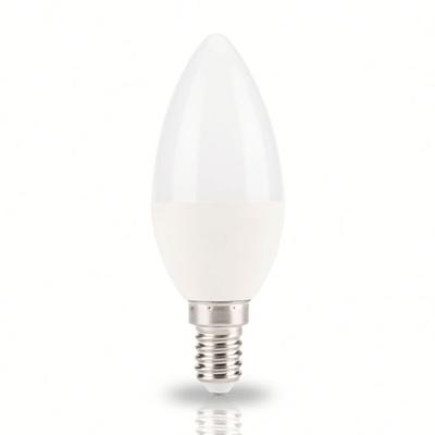 China 5W 7w residential plastic good quality e14 E27 led candle light for sale