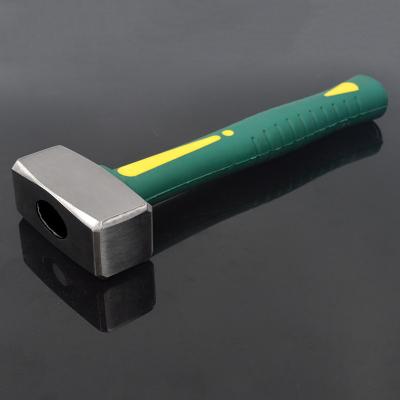 China Machinist Hammer Carbon Steel Stoning Hammer With Fiberglass Handle for sale