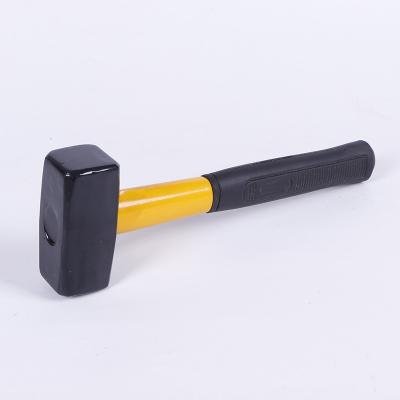 China Machinist Hammer Carbon Steel Stoning Hammer With Fiberglass Handle for sale