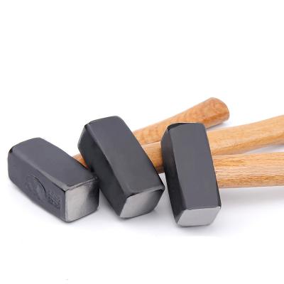 China Machinist Hammer Carbon Steel Stoning Hammer With Wooden Handle for sale