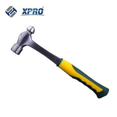 China Machinist Hammer Carbon Steel Ball Pein Hammer With Steel Handle for sale