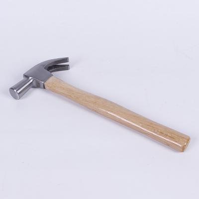 China Machinist Hammer Carbon Steel British Type Claw Hammer With Wooden Handle for sale