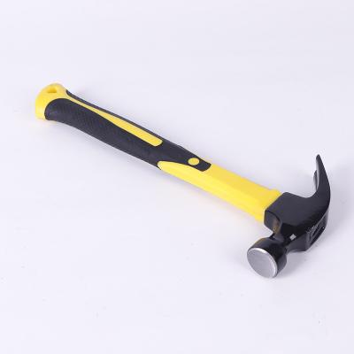 China High Quality Forged Fiber Handle Machinist Hammer Carbon Steel Claw Hammer for sale