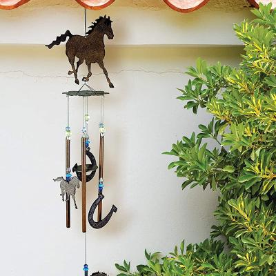 China Eclectic Horsing Around Horse Wind Chime for sale